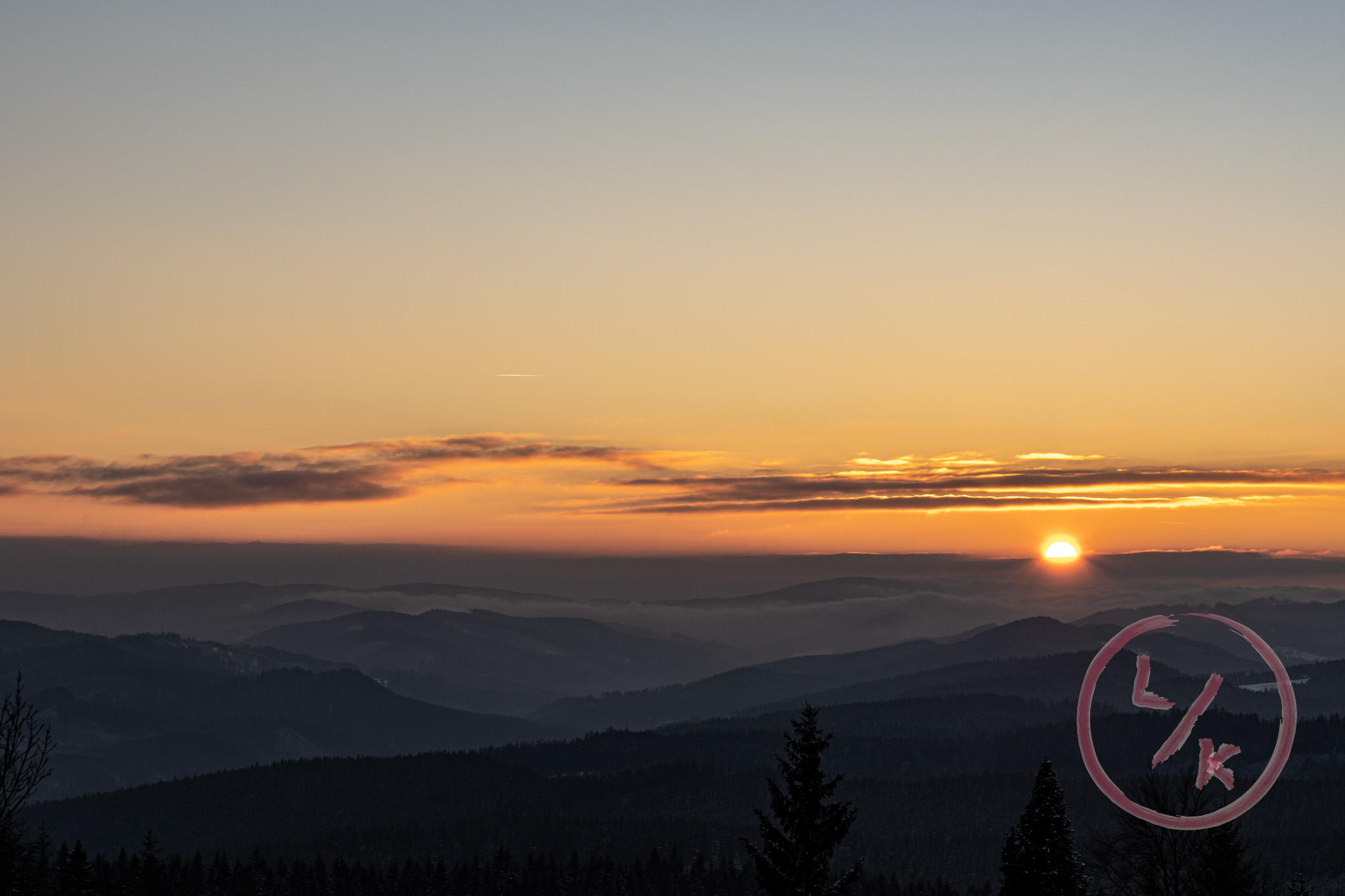 Mountain sunset 3