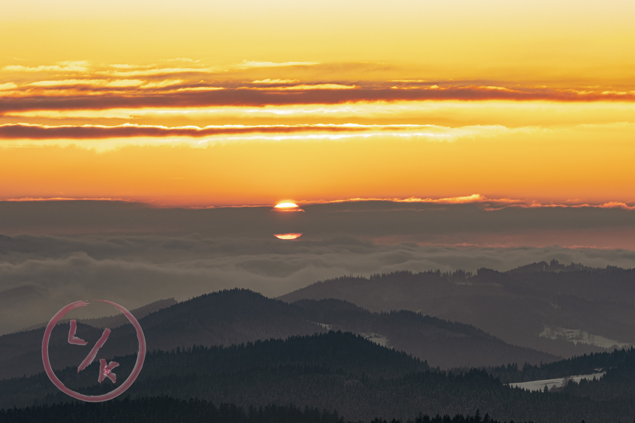 Mountain sunset 4