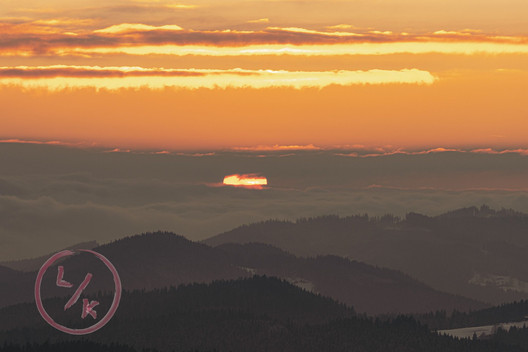 Mountain sunset 5