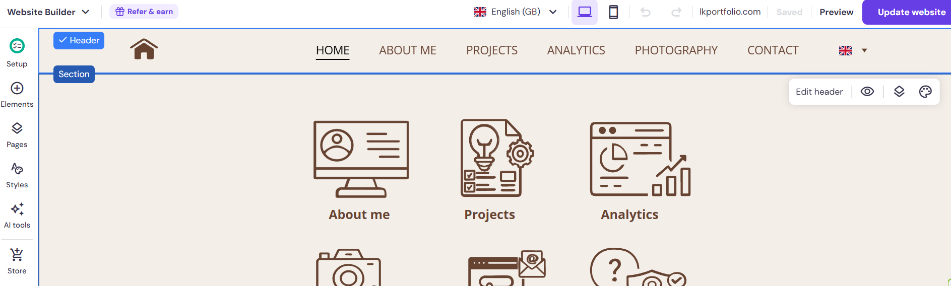 First web - lkportfolio.com